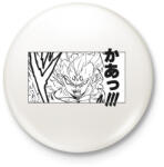 printfashion Son Goku - Kitűző, hűtőmágnes - Fehér (4966591)
