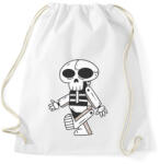printfashion Robot-koponya - Sportzsák, Tornazsák - Fehér (4759278)