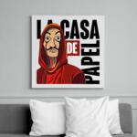 printfashion La casa de papel art - Vászonkép - Fehér (6638497)