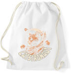 printfashion Űrhajós macska - Sportzsák, Tornazsák - Fehér (13992951)