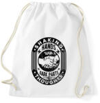 printfashion Kézfogás - Sportzsák, Tornazsák - Fehér (543902)