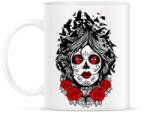 printfashion Muerte holló hölgy - Bögre - Fehér (787270)