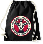 printfashion Izomerő - Sportzsák, Tornazsák - Fekete (123360)