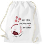 printfashion Radnóti Miklós - Péntek - Sportzsák, Tornazsák - Fehér (6613073)