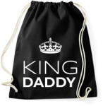 printfashion KING DADDY - Sportzsák, Tornazsák - Fekete (10787538)