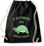 printfashion A legcukibb teki gazdjája - Sportzsák, Tornazsák - Fekete (7024704)