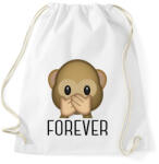 printfashion 3 majom - forever - Sportzsák, Tornazsák - Fehér (1788384)