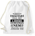 printfashion Minden magyar tudja - Sportzsák, Tornazsák - Fehér (7414872)