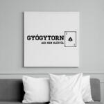 printfashion GyógytornÁSZ - Vászonkép - Fehér (6621364)