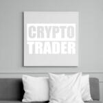 printfashion Crypto Trader - Vászonkép - Fehér (6639673)