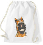 printfashion Lófej - Sportzsák, Tornazsák - Fehér (11858324)