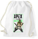 printfashion Apex Legends Octane - Sportzsák, Tornazsák - Fehér (2573304)