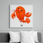 printfashion Rák - Vászonkép - Fehér (6632785)