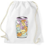 printfashion Cicák üvegben - Sportzsák, Tornazsák - Fehér (13367568)