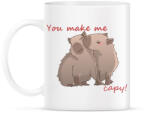 printfashion you make me capy - Bögre - Fehér (15490416)