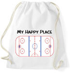 printfashion Happy place - Sportzsák, Tornazsák - Fehér (15646517)