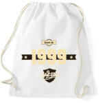 printfashion born-in-1999-cream-choco - Sportzsák, Tornazsák - Fehér (633257)