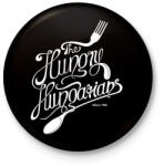 printfashion Hungry hungarians - Kitűző, hűtőmágnes - Fekete (3091853)