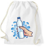 printfashion Vizes palack - Sportzsák, Tornazsák - Fehér (11668888)