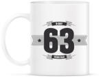 printfashion b-day-63-dark-lightgrey - Bögre - Fehér (790570)