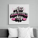 printfashion Anti Valentine's - Vászonkép - Fehér (6634973)