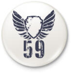 printfashion 59gbl. png - Kitűző, hűtőmágnes - Fehér (3075427)