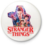 printfashion Stranger things - Kitűző, hűtőmágnes - Fehér (3088500)
