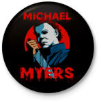 printfashion Michael Myers - Kitűző, hűtőmágnes - Fekete (16678065)