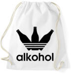 printfashion Alkohol - Sportzsák, Tornazsák - Fehér (5385082)