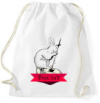 printfashion Deus vult - A gyilkos nyúl - Sportzsák, Tornazsák - Fehér (2344424)