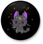 printfashion horoszkóp-SKORPIÓ - Kitűző, hűtőmágnes - Fekete (12709774)