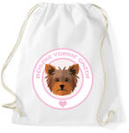 printfashion Büszke gazdi: Yorkie - Sportzsák, Tornazsák - Fehér (1937522)