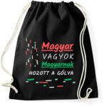 printfashion Magyar vagyok - Sportzsák, Tornazsák - Fekete (15757002)