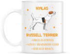 printfashion Nyilas - Russell terrier - Bögre - Fehér (13348600)