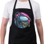 printfashion Alien impostor - Kötény - Fekete (4936490)