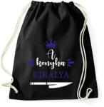 printfashion A konyha királya - Sportzsák, Tornazsák - Fekete (16350087)