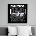 printfashion Toyota Supra - Vászonkép - Fekete (16679685)