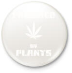 printfashion powered by plants - Kitűző, hűtőmágnes - Fehér (3081527)