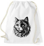 printfashion Cica - Sportzsák, Tornazsák - Fehér (15287450)