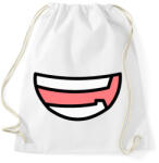 printfashion Cartoon Smile - Sportzsák, Tornazsák - Fehér (3916591)