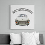 printfashion Trabantos csoda - Vászonkép - Fehér (6639214)