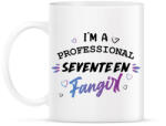 printfashion Fangirl - Seventeen - Bögre - Fehér (7461831)