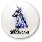 printfashion The First Descendant Bunny - Kitűző, hűtőmágnes - Fehér (16258336)