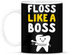 printfashion Flossing táncos fogászat - Bögre - Fekete (1303892)