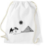 printfashion Egyiptom - Sportzsák, Tornazsák - Fehér (5211847)