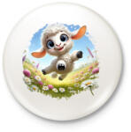 printfashion Húsvéti barika - Kitűző, hűtőmágnes - Fehér (15809910)