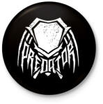 printfashion Predator - Kitűző, hűtőmágnes - Fekete (7681966)