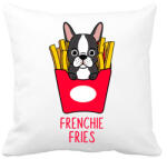 printfashion Frenchie Fries - Párnahuzat, Díszpárnahuzat - Fehér (2369971)