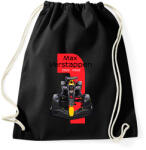 printfashion Max Verstappen 1 autóversenyző - fekete felirat - Sportzsák, Tornazsák - Fekete (16043586)