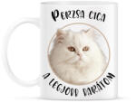 printfashion Perzsa cica - Legjobb barát - Bögre - Fehér (7169771)